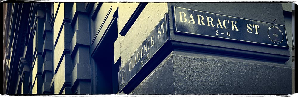 Monte Luke Studio is at 2 Barrack Street, Sydney CBD location